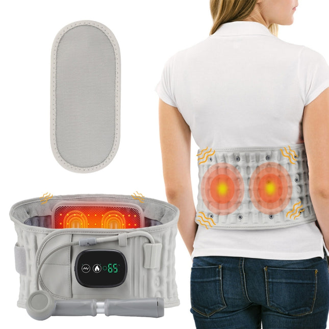 Hailicare Rechargeable Massage Inflatable Belt Warm Electric Heating Belt Without Cloth Bag