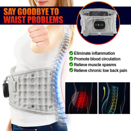 Hailicare Rechargeable Massage Inflatable Belt Warm Electric Heating Belt Without Cloth Bag