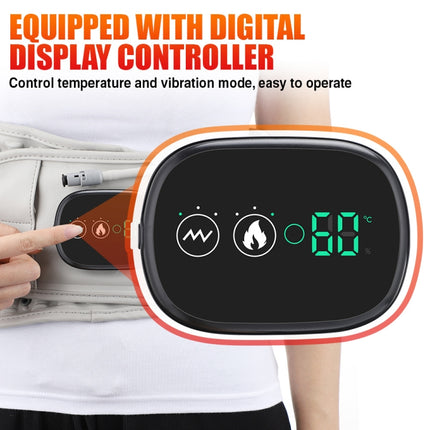 Hailicare Rechargeable Massage Inflatable Belt Warm Electric Heating Belt Without Cloth Bag