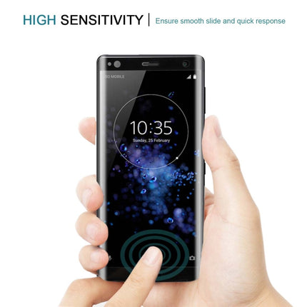 For Sony Xperia XZ2 0.3mm 9H Surface Hardness 3D Full Screen Tempered Glass Film