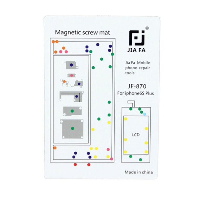 JIAFA Magnetic Screws Mat for iPhone 6s Plus , For 6sP