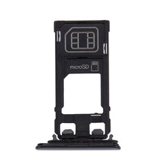 SIM Card Tray + Micro SD Card Tray for Sony Xperia XZ (Single SIM Version), For Xperia XZ Single SIM Black, For XZ Single SIM