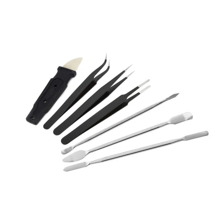 JIAFA JF-8175 28 in 1 Electronics Repair Tool Kit with Portable Bag for Repair Cell Phone, iPhone, MacBook and More, JF-8175