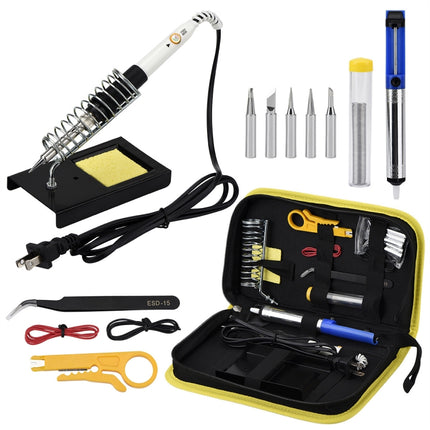 15 in 1 50Hz 60W  Ordinary Soldering Electric Iron Soldering Set Kit, Random Color Delivery, Soldering Set Kit