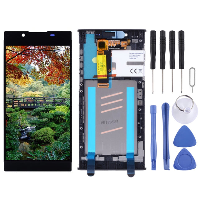 LCD Screen and Digitizer Full Assembly with Frame for Sony Xperia L1 G3311 G3312 G3313, For Xperia L1 OEM, Xperia L1, For Xperia L1