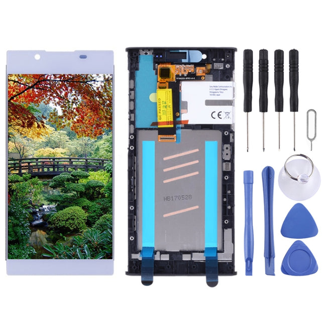 LCD Screen and Digitizer Full Assembly with Frame for Sony Xperia L1 G3311 G3312 G3313, For Xperia L1, For Xperia L1 OEM