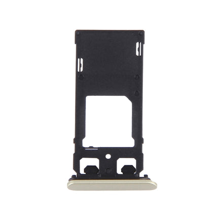 SIM Card Tray + Micro SD / SIM Card Tray + Card Slot Port Dust Plug for Sony Xperia X (Dual SIM Version), For Xperia X Dual SIM, For Xperia X Dual SIM Rose, For Xperia X Dual SIM White