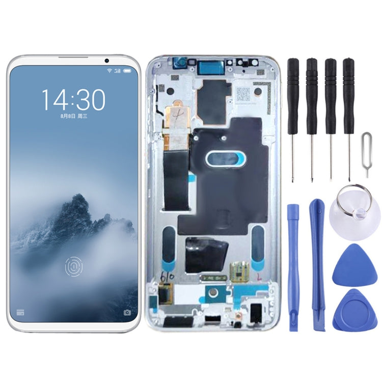 LCD Screen and Digitizer Full Assembly with Frame for Meizu 16 / 16th / M882H / M882Q, For Meizu 16 / 16th