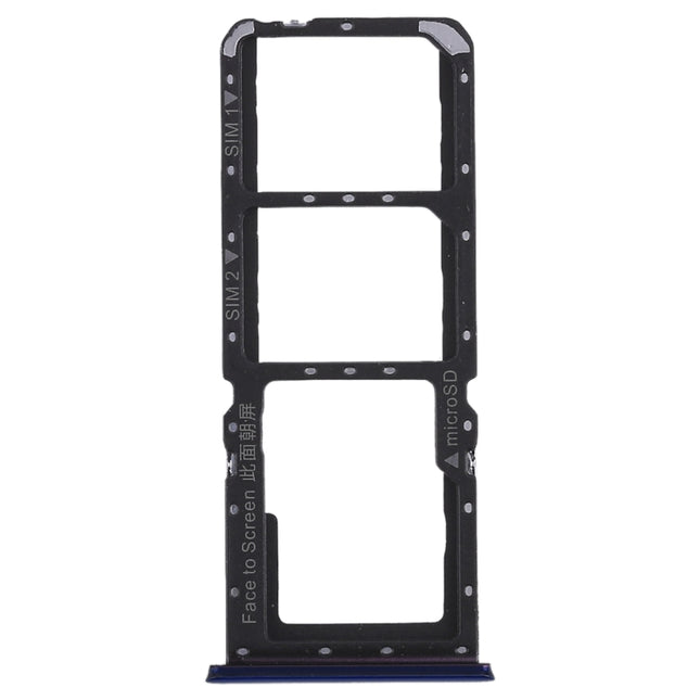For OPPO K1 2 x SIM Card Tray + Micro SD Card Tray, For OPPO K1