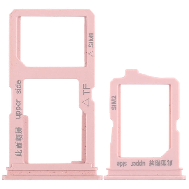 For Vivo Y66 2 x SIM Card Tray + Micro SD Card Tray, For Vivo Y66