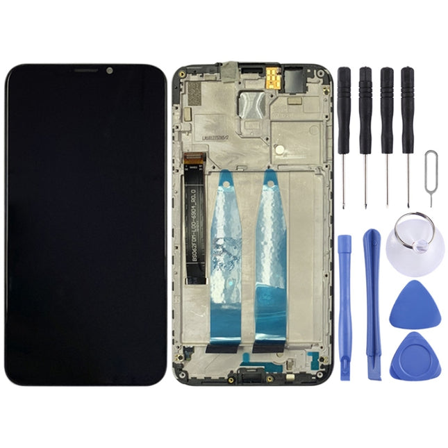 LCD Screen and Digitizer Full Assembly with Frame for Meizu X8