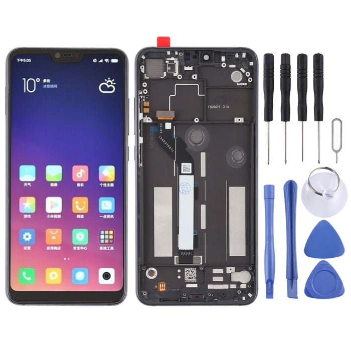LCD Screen and Digitizer Full Assembly with Frame for Xiaomi Mi 8 Lite, For Xiaomi Mi 8 Lite, For Mi 8 Lite