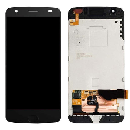 LCD Screen and Digitizer Full Assembly with Frame for Motorola Moto Z2 Force XT1789, For Moto Z2 Force