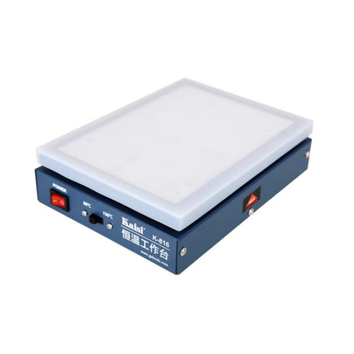 Kaisi K-816 Constant Temperature Heating Plate LCD Screen Open Separator Desoldering Station With Silicone Pad, US Plug, Kaisi K-816 US Plug, Kaisi K-816 EU Plug