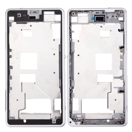 Front Housing LCD Frame Bezel for Sony Xperia Z1 Compact / Mini, For Xperia Z1 Compact / Front