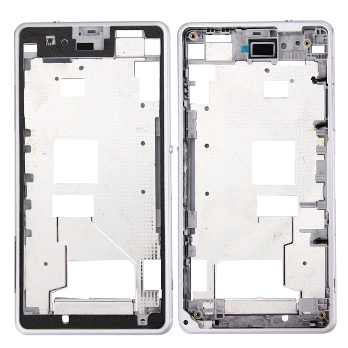 Front Housing LCD Frame Bezel for Sony Xperia Z1 Compact / Mini, For Xperia Z1 Compact / Front