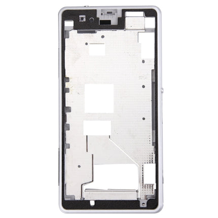 Front Housing LCD Frame Bezel for Sony Xperia Z1 Compact / Mini, For Xperia Z1 Compact / Front