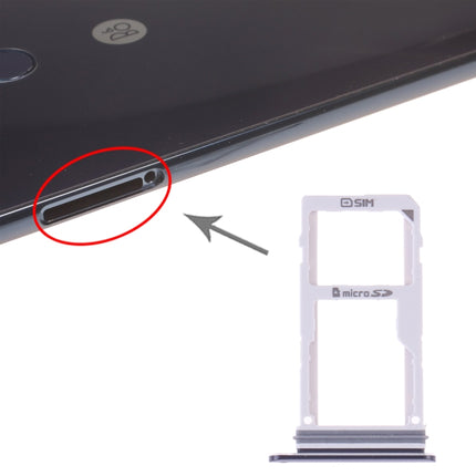 SIM Card Tray + SIM Card Tray / Micro SD Card Tray for LG V30 VS996 LS998U H933 LS998U, For LG V30