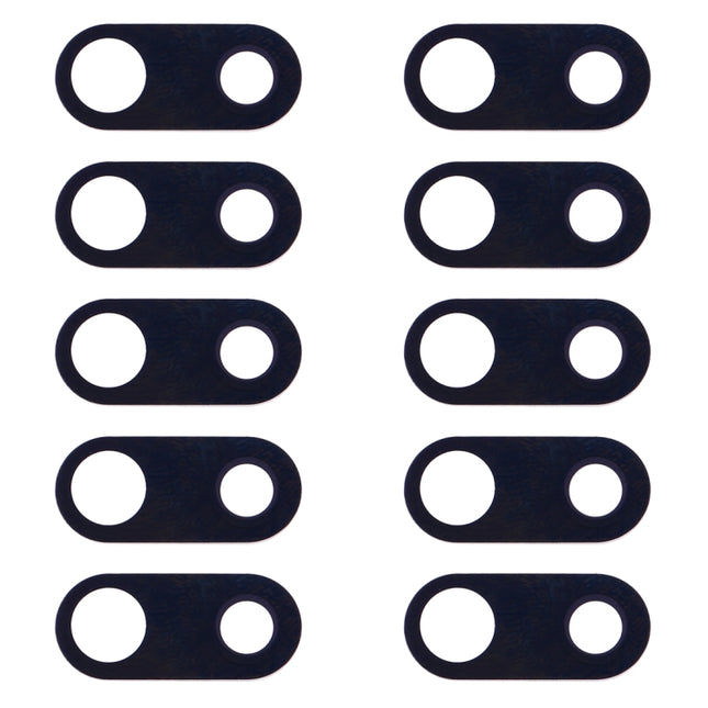 10 PCS Back Camera Lens for LG V30 H930 H933, For LG V30 (Black), For LG V30 (Silver)