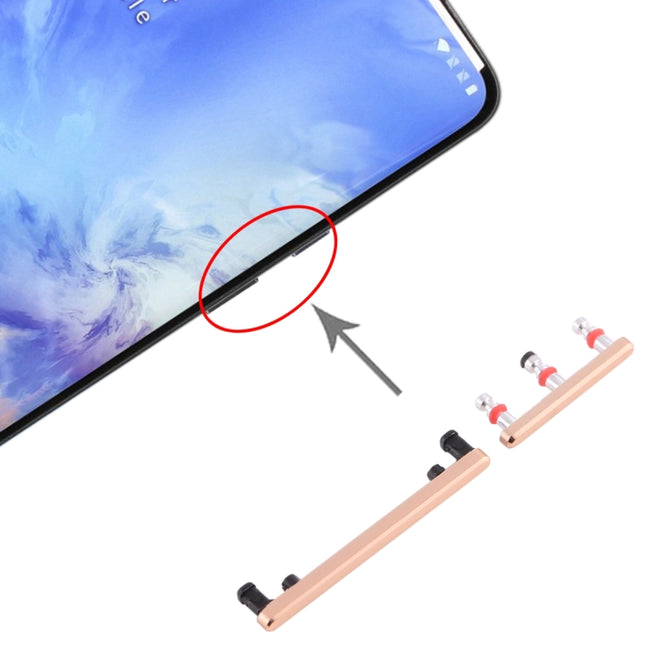 Für OnePlus 7 Pro: Einschalttaste und Lautstärkeregler, für OnePlus 7 Pro (Blau), für OnePlus 7 Pro, für OnePlus 7 Pro (Gold)