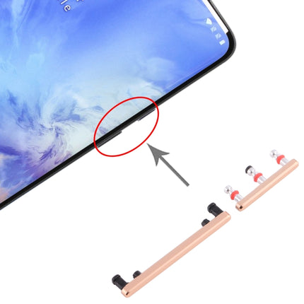 Botón de encendido y botón de control de volumen para OnePlus 7 Pro, para OnePlus 7 Pro (azul), para OnePlus 7 Pro, para OnePlus 7 Pro (dorado)