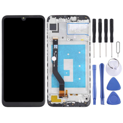LCD Screen and Digitizer Full Assembly with Frame for Huawei Y7 (2019)(High Version), For Huawei Y7 (2019)