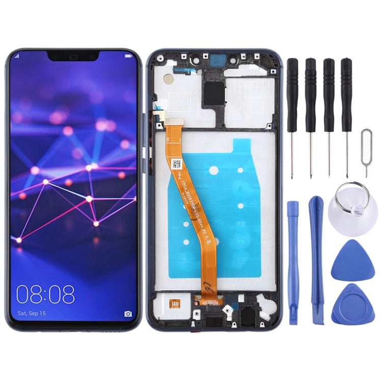 LCD Screen and Digitizer Full Assembly with Frame for Huawei Mate 20 Lite / Maimang 7