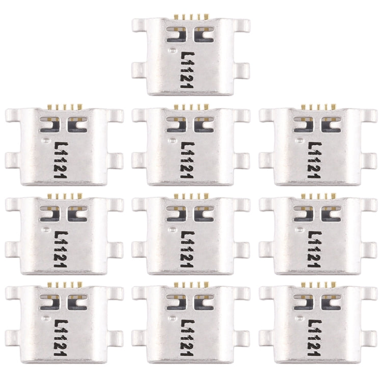 10 PCS Charging Port Connector for Huawei P smart (Enjoy 7S), For Huawei P smart