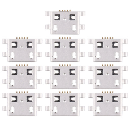 10 PCS Charging Port Connector for Huawei Y6, For Huawei Y6