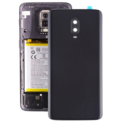 For OnePlus 6T Original Battery Back Cover with Camera Lens, For OnePlus 6T,Original (Frosted Black ), For OnePlus 6T,Original (Jet Black)