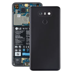 Akkudeckel hinten mit Kameraobjektiv und Fingerabdrucksensor für LG G6 / H870 / H870DS / H872 / LS993 / VS998 / US997, für LG G6 mit Kameraobjektiv, für LG G6