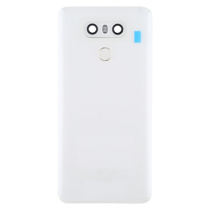 Battery Back Cover with Camera Lens Frame & Fingerprint Sensor for LG G6 / H870 / H870DS / H872 / LS993 / VS998 / US997, For LG G6 with Camera Lens Frame, For LG G6