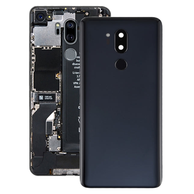 Battery Back Cover with Camera Lens Frame & Fingerprint Sensor for LG G7 ThinQ / G710 / G710EM / G710PM / G710VMP, For LG G7 ThinQ