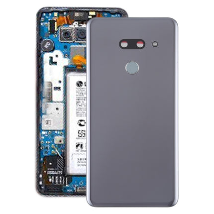 Tapa trasera de batería con lente de cámara y sensor de huellas dactilares para LG G8 ThinQ / LMG820QM7 LM-G820UMB LMG820UM1 (versión de EE. UU.), para LG G8 ThinQ (versión de EE. UU.)
