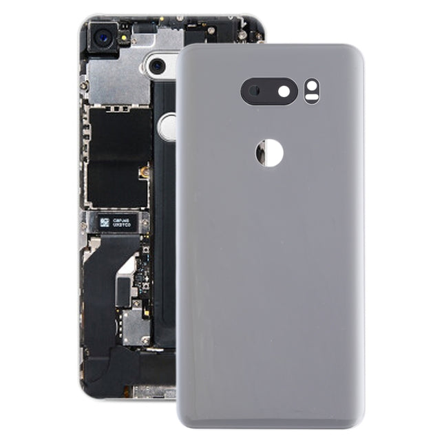 Tapa trasera de batería con lente de cámara para LG V30 / VS996 / LS998U / H933 / LS998U / H930, para LG V30, para LG V30 (con lente de cámara)