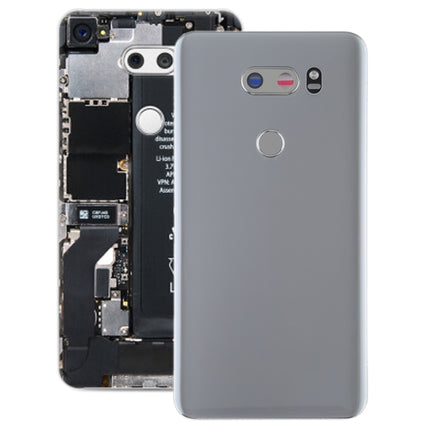 Battery Back Cover with Camera Lens Frame & Fingerprint Sensor for LG V30 / VS996 / LS998U / H933 / LS998U / H930, For LG V30(with Fingerprint Sensor)