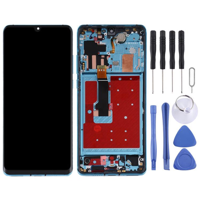 LCD Screen and Digitizer Full Assembly with Frame for Huawei P30 Pro, For Huawei P30 Pro with Frame, For Huawei P30 Pro (Breathing Crystal), For Huawei P30 Pro (Twilight)