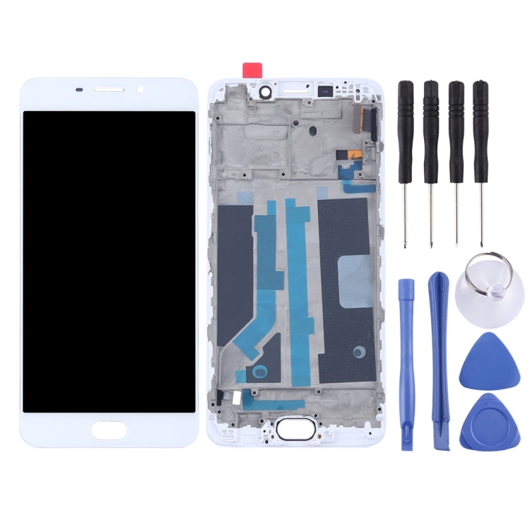 For OPPO R9 LCD Screen (TFT)+ Touch Panel with Frame, For OPPO R9