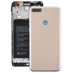 Back Cover with Side Keys for Huawei Y7 (2018), For Huawei Y7 (2018), For Y7 (2018)