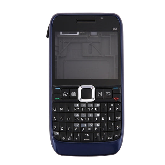 Vollständige Gehäuseabdeckung (Frontabdeckung + Mittelrahmenblende + Akku-Rückabdeckung + Tastatur) für Nokia E63, für Nokia E63, für E63 (Weiß)