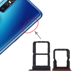 For Vivo S1 Pro SIM Card Tray + SIM Card Tray + Micro SD Card Tray, For Vivo S1 Pro