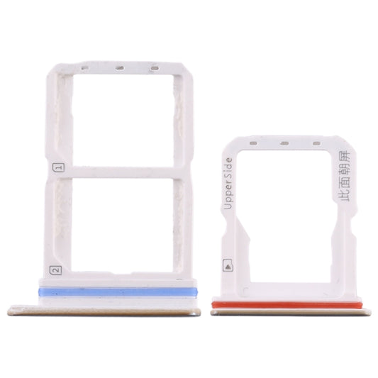 For Vivo S1 Pro SIM Card Tray + SIM Card Tray + Micro SD Card Tray, For Vivo S1 Pro