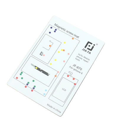 JIAFA Magnetic Screws Mat for iPhone X, For X
