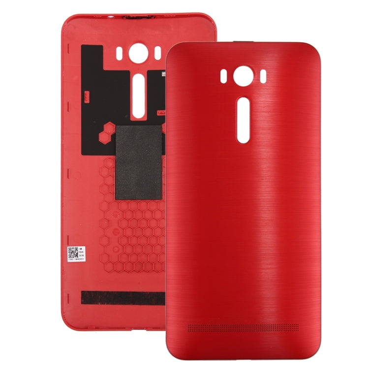 Tapa trasera de batería con textura cepillada original para Asus Zenfone 2 Laser / ZE601KL, para Zenfone 2 Laser / ZE601KL original, para Zenfone 2 Laser / ZE601KL rojo