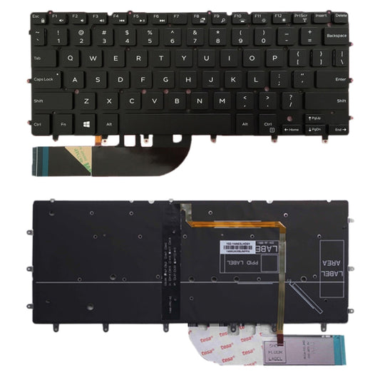 US Version Keyboard with Keyboard Backlight for DELL Inspiron XPS 13 7000 7347 7348 7352 7353 7359 15 7547 7548 9343 9350 9360 N7548, For Inspiron XPS 13 (US)