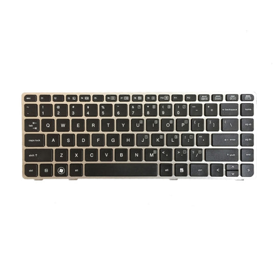 US Version Keyboard with Silver Frame for HP EliteBook 8470B 8470P 8470 8460 8460p 8460w ProBook 6460 6460b 6470, For EliteBook 8470B (US)