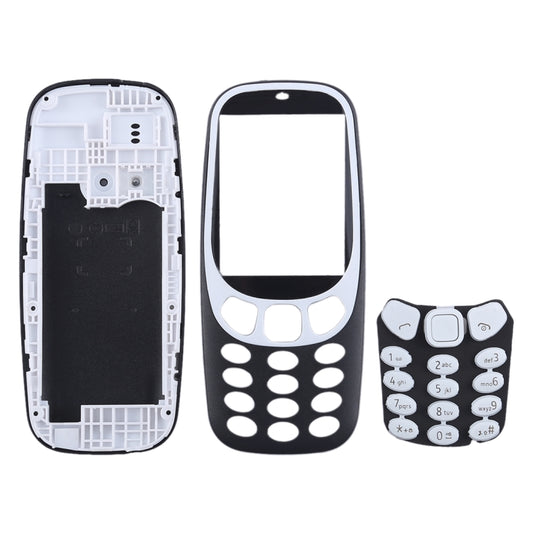 Full Assembly Housing Cover with Keyboard for Nokia 3310, For Nokia 3310, For  3310(Grey), For 3310(Yellow)