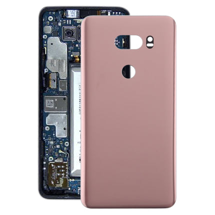 Tapa trasera de batería para LG V35 ThinQ, para LG V35 ThinQ, para LG V35 ThinQ (morado)
