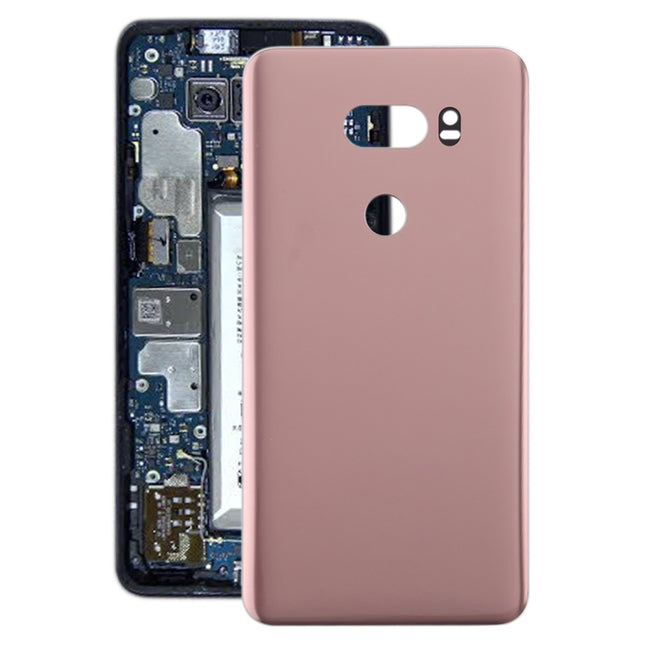 Tapa trasera de batería para LG V35 ThinQ, para LG V35 ThinQ, para LG V35 ThinQ (morado)