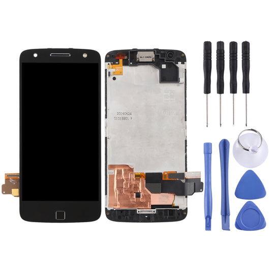 LCD Screen and Digitizer Full Assembly with Frame for Motorola Moto Z Force XT1650-02, For Moto Z Force